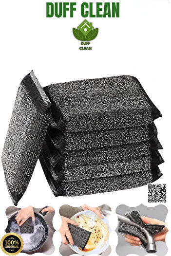 DUFF CLEAN 5 Pieces Magic Inox Stainless Steel Wire Dish Sponge