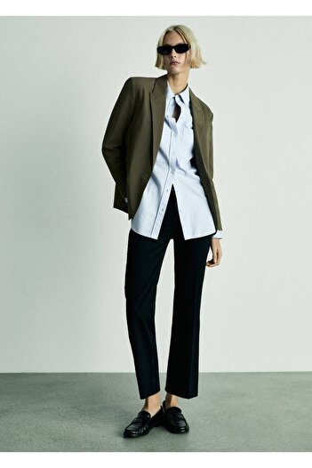 MANGO Woman Mid waist flare jeans
