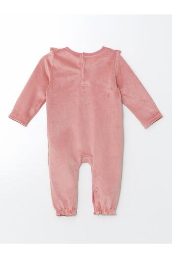 LC Waikiki LCW baby Crew Neck Long Sleeve Baby Girl Jumpsuit