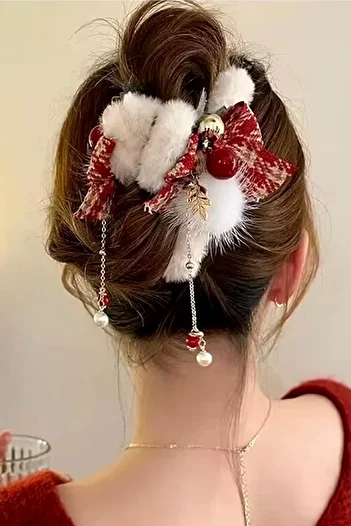 New Obsessions New Year's Stamp Patterned Feathered Peg Buckle