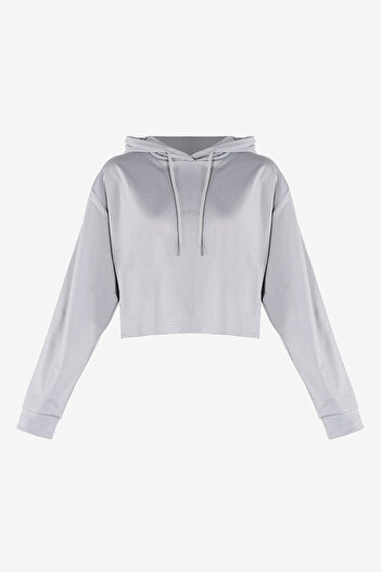 LOYA Gray Loya Start Hooded Oversize Sweatshirt