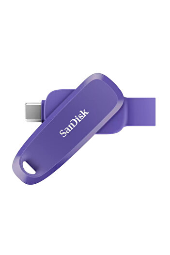 SanDisk Phone Drive 256Gb Android Compatible USB 3.2 Gen 1 Flash Memory Purple Opulence - Sdddc6-256G-G46Po