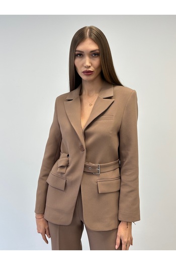 ossons Belted Jacket Suit
