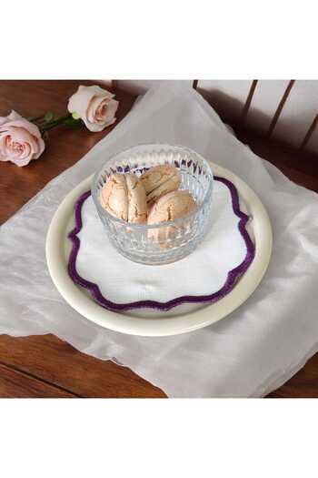 EceAksesuar Metal Single Presentation Tray - Decorative Tea, Coffee and Pastry Serving 17 cm