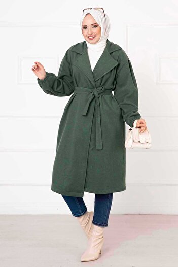 EBRUTESETTÜR Gathered Sleeve Cashew Coat