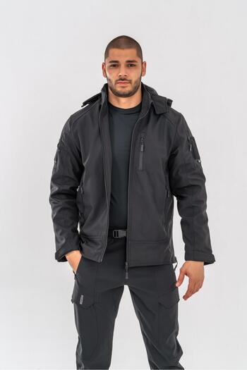 Combat Tactical Παλτό Tactical Softjell - Αδιάβροχο και αντιανεμικό, Biker Coat - 305c