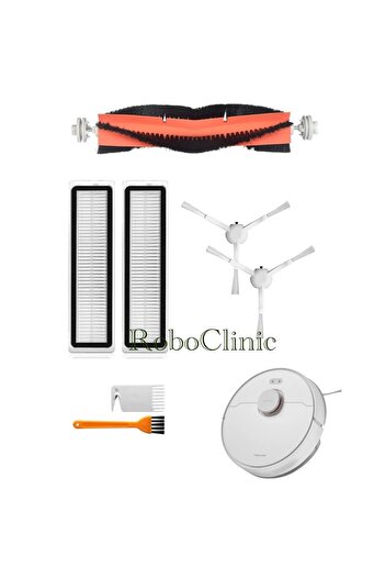 Roboclinic Xiaomi Trouver Finder LDS compatibil cu perie principală perie laterală filtru Hepa set mop-7 piese
