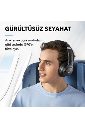 Anker Soundcore Q20i Kulak Üstü Bluetooth Kulaklık Mavi - A3004 - Mavi