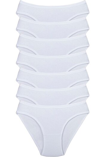 Tutku Kadın Elastan Düz Bikini Külot 3'lü