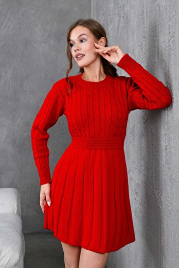 FLEX FASHION Hair Braided Knitwear Trend Popular Dress