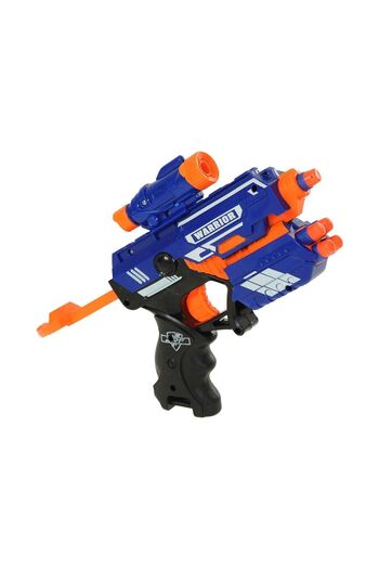 hak-iş oyuncak Lazerli Soft Mermi Atan 10 Mermili Mavi