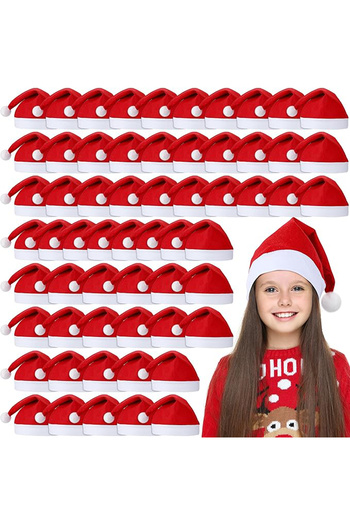 Partifabrik Christmas Santa Hat - Kids Boy - 1St Quality Santa Hat