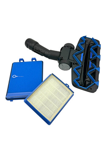 Parmis Set de filtre Hepa compatibil cu Philips FC 9928 Marathon Ultimate Tri Active Advance cu cap absorbant