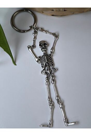 Esey Dizayn İskelet Anahtarlık - 13 cm - Eklem Yerleri Hareketli
