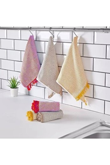 HALİME SULTAN Kitchen Towel 2x3 6 Pieces