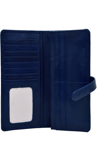 Hidesign Downing Street Aubergine Wallet for Women – Genuine Leather, Compact & Stylish