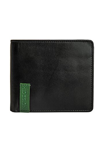 Hidesign Dylan 04 Leather Slim Bi-Fold Wallet for Men - Genuine Leather, Black - Compact, Stylish