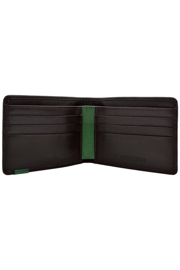Hidesign Dylan Slim Bi-Fold Leather Wallet for Men - Genuine Leather, Black - Stylish & Functional