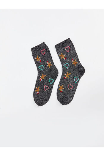 LC Waikiki Lcwk Christmas Themed Women's Socks