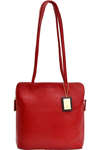 Hidesign Kirsty 01 Women's Handbag - Elegant Red Leather Purse, Stylish & Functional