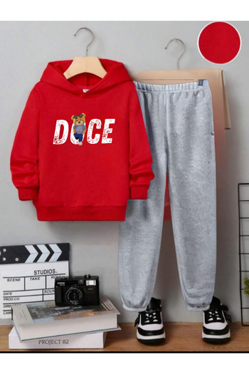 DOCE ELEGANTE Doce Teddy Bear Printed Children's Tracksuit