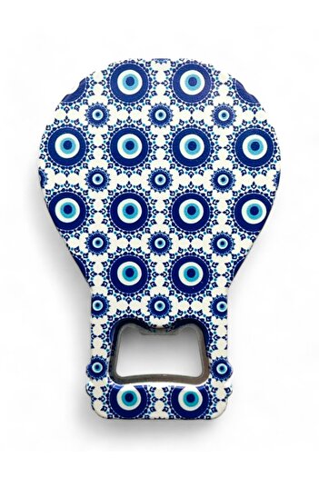 GALATA GIFT Bottle Opener Magnet Balloon Shape Evil Eye Beaded Soda Gas Opener Decorative Fridge Magnet