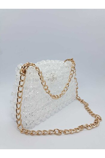 Tasarım Transparent Chain Bead Bag