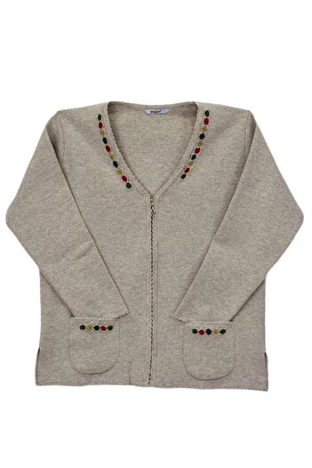 BELİN Women's Mother Zipper Cardigan Bgl-St03940
