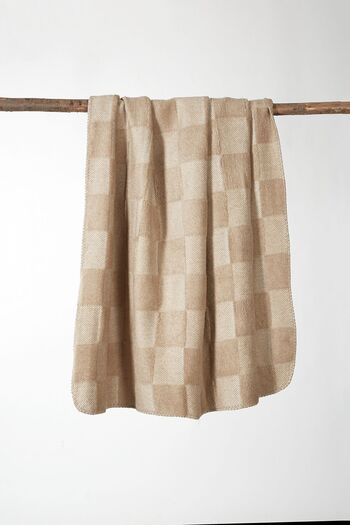 Vicuna Home Chess Cotton Tv Blanket