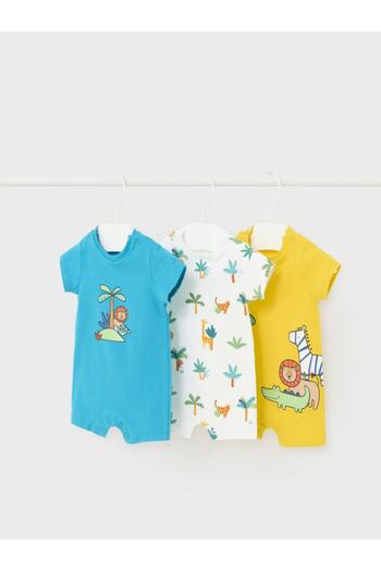 MAYORAL Baby Boy 3 Piece Short Jumpsuit Set 1795