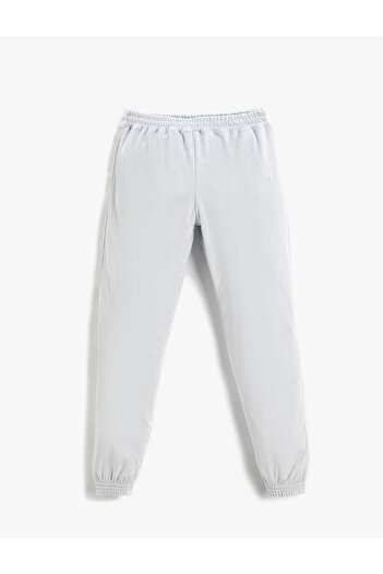 Koton Velvet Jogger Φούτερ με Ελαστική Μέση