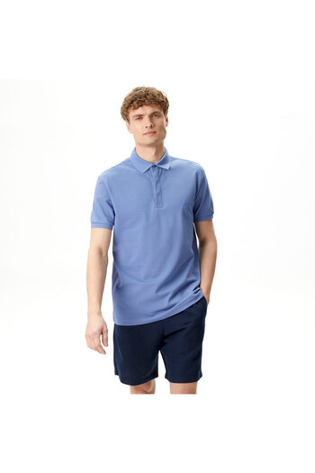 Nautica Ανδρικό μπλουζάκι με μπλε λεπτή εφαρμογή Polo με λαιμόκοψη