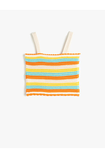 Koton Crop Top with Crochet Strap