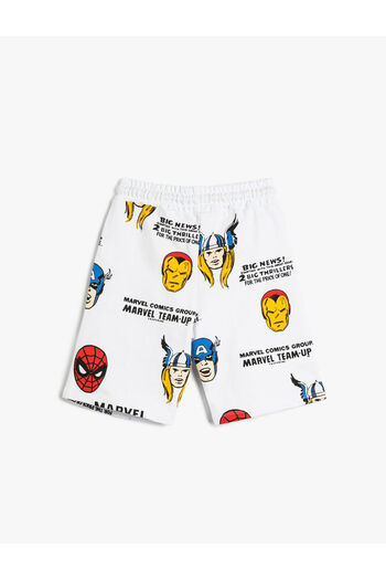 Koton Avengers Shorts Licensed Tie Waist Pocket Cotton
