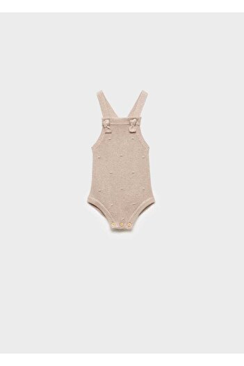 MANGO Baby Трикотажен костюм от една част