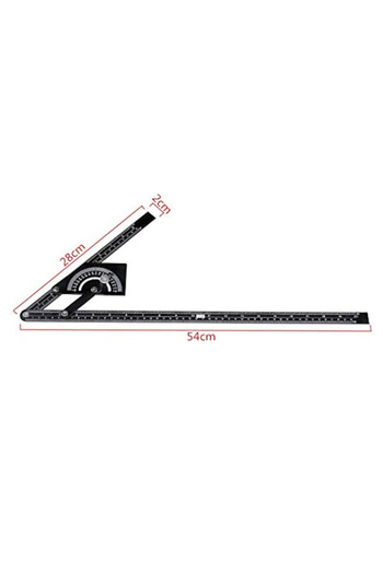 BGA Carpenter Caliper Gauge 230X500Mm Meter Angle Slope Gauge Marking Angle Ruler Angle Finder Measurement Tool