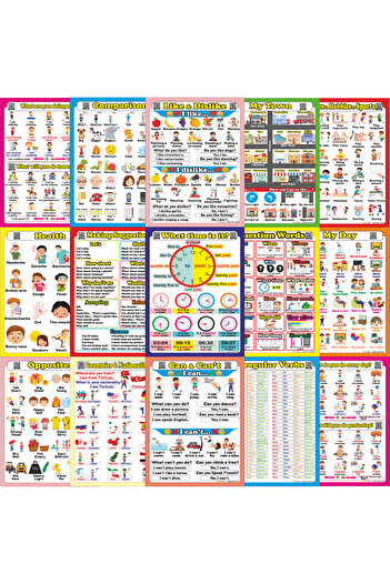 Okuling Junior High School English Poster Set
