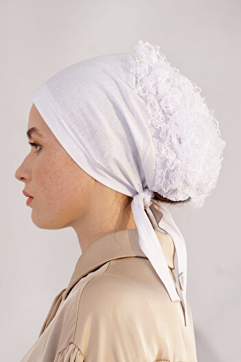 Loryan Bun Bonnet - 100% Cotton Ruffle Stitched Bonnet 4294