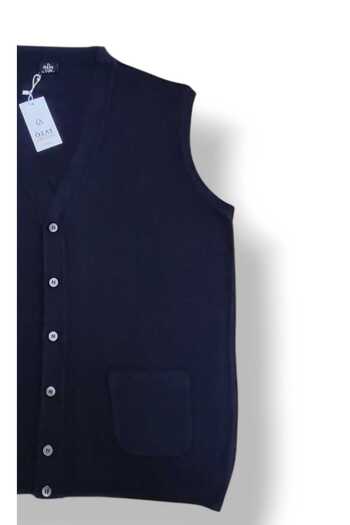 Özay Daddy Wool Vest with Pocket, Straight,Normal and Large Size Licra Original Top Quality Product