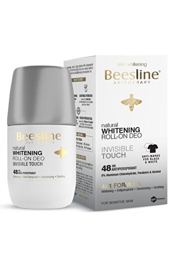 Beesline بيزلين رول أون مزيل للرائحة مفتح للبشرة عطر لمسة خفية 50 مل