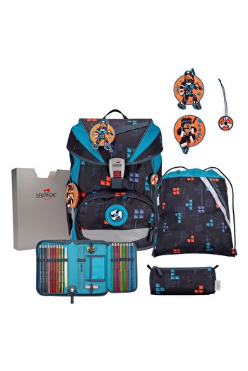 DerDieDas ErgoFlex school bag set 5pcs.