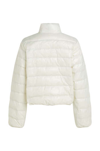 Calvin Klein Women's Shiny White Puffer Jacket