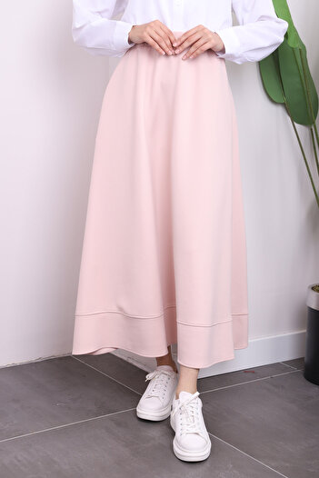 İmajButik Scuba Flared Skirt with Powder Pockets