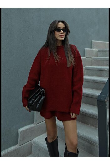 Bak'ap Copy - Viral Knitwear Skirt Sweater Knitwear Set