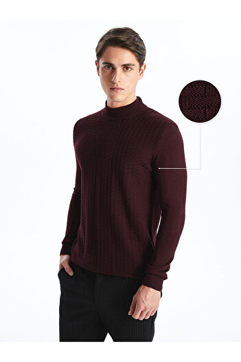 LC Waikiki Turtleneck Long Sleeve Men's Sweater - W4Ac96Z8
