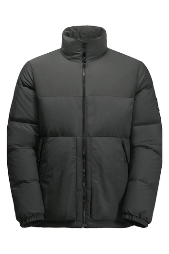 Jack Wolfskin Dellbrueck Unisex Black Outdoor Coat - 1207561 -6502