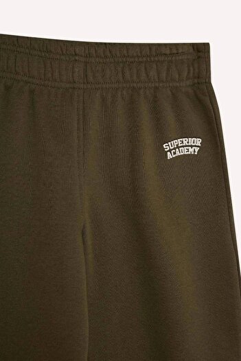 DeFacto D7011 Elastic Waist Printed Jogger Sweatpants