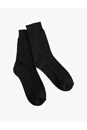 Koton Textured Cotton Socks