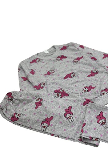 Free Beka Girl's Patterned Pajamas Set Seasonal and Comfortable Fabric Printed Pajamas