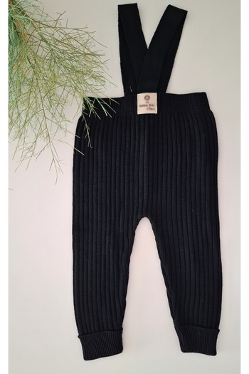 Miccolatte Unisex Baby Adjustable Strap Seasonal Stretchy Knitwear Jumpsuit Baby Leggings